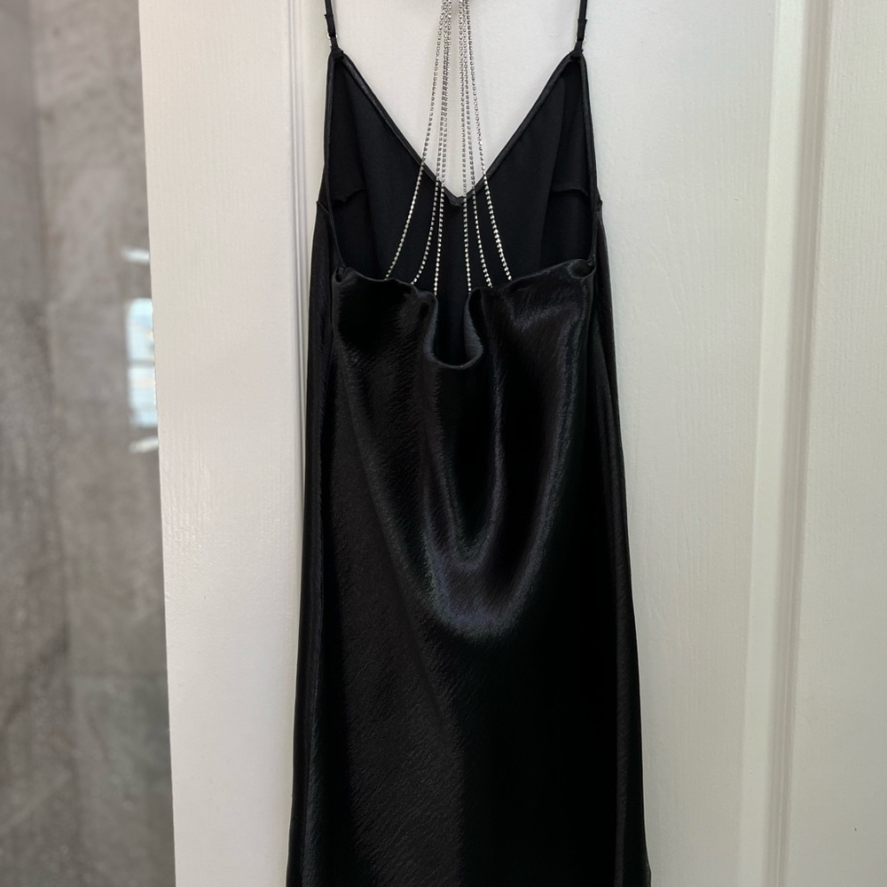 Victoria Secret Black Satin Sleepwear